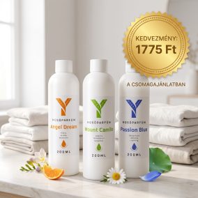   YessClean Bestseller Mosóparfüm Trió 3 x 200 ml (Passion + Angel Dream + Mount Camomile)